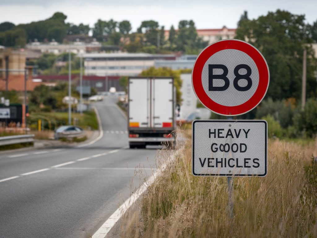 Signification et cadre légal du panneau B8