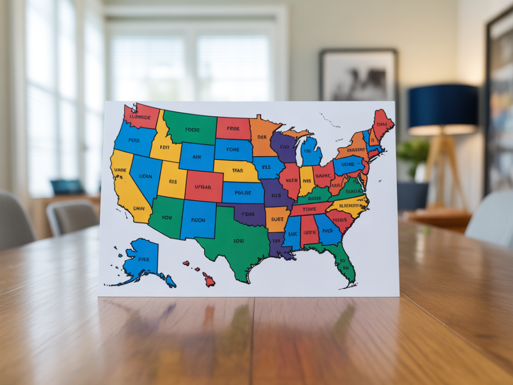 Liste des États américains où le permis français est reconnu temporairement