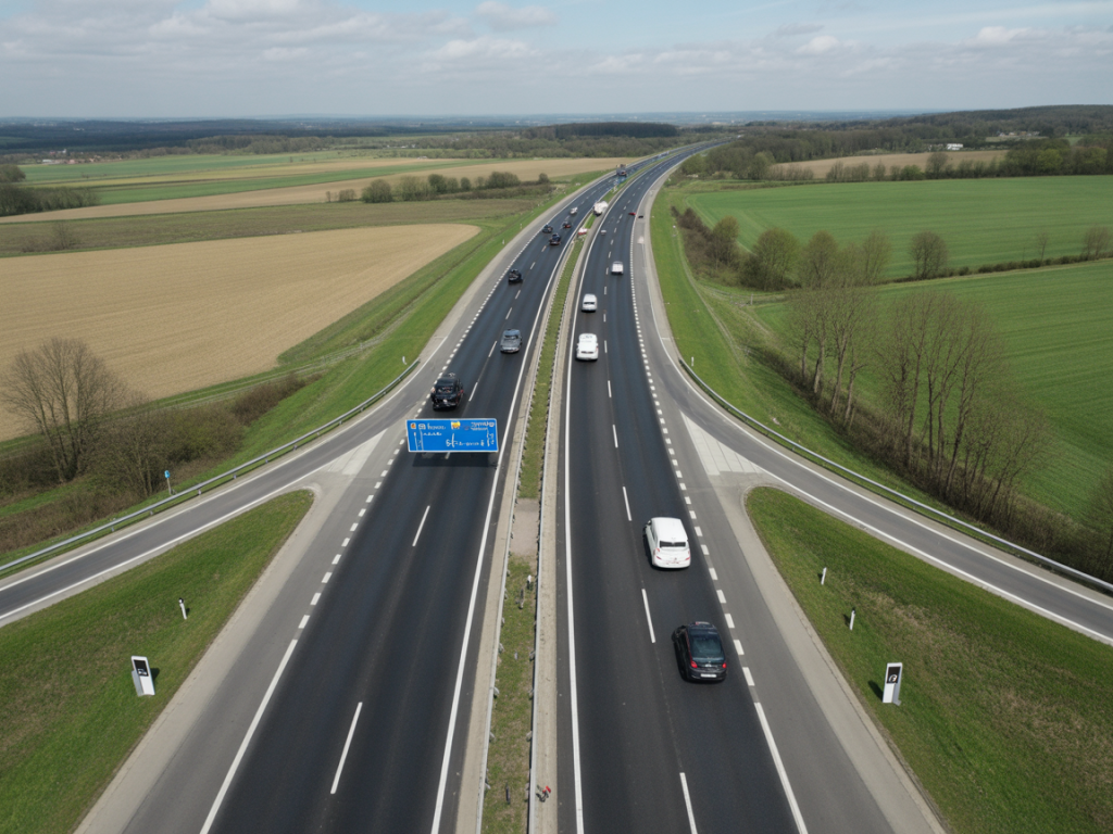 Tableau des autoroutes payantes et gratuites en Pologne